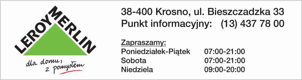 Sklep LEROY MERLIN Krosno - składy budowlane KROSNO składy budowlane KROSNO
